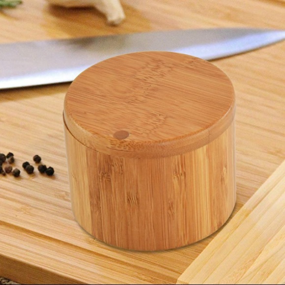 Bamboo Container - Swivel Lid - Magnetic Lock NWT - Picture 2 of 7